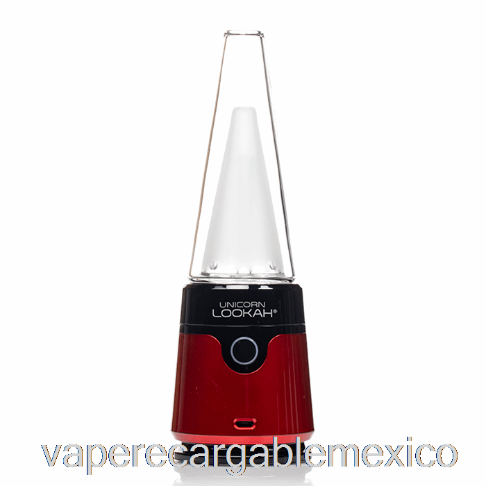 Vape Recargable Lookah Unicornio Rojo